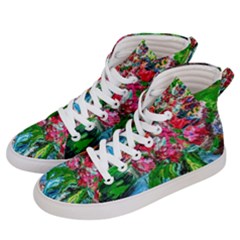 Paint, Flowers And Book Men s Hi-top Skate Sneakers by bestdesignintheworld