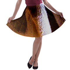 Colors And Fabrics 28 A-line Skater Skirt by bestdesignintheworld