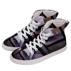 Colors And Fabrics 27 Women s Hi-top Skate Sneakers by bestdesignintheworld