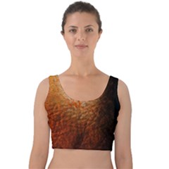 Colors And Fabrics 21 Velvet Crop Top by bestdesignintheworld