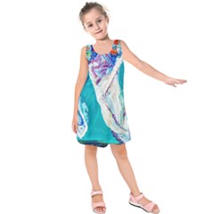 Marine On Balboa Island Kids  Sleeveless Dress by bestdesignintheworld