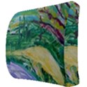 Yellow Boat And Coral Tree Back Support Cushion View3