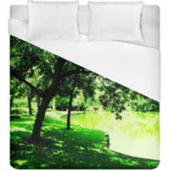 Lake Park 17 Duvet Cover (king Size) by bestdesignintheworld