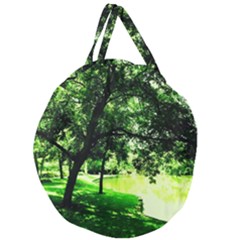 Lake Park 17 Giant Round Zipper Tote by bestdesignintheworld