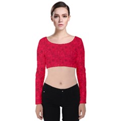 Festival Chemistry Velvet Crop Top by HouseofBrokenNeedles