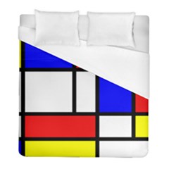 Piet Mondrian Mondriaan Style Duvet Cover (full/ Double Size) by yoursparklingshop