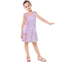 Soft Pink Watercolor Art Kids  Sleeveless Dress View1