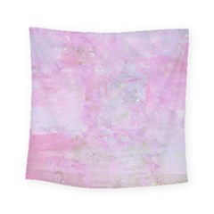 Soft Pink Watercolor Art Square Tapestry (small)