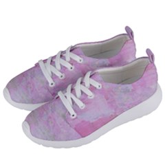 Soft Pink Watercolor Art Women s Lightweight Sports Shoes by yoursparklingshop