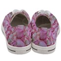 Romantic Pink Rose Petals Floral  Women s Low Top Canvas Sneakers View4