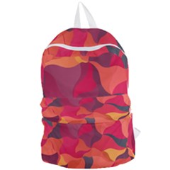 Red Orange Yellow Pink Art Foldable Lightweight Backpack