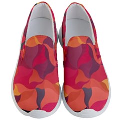 Red Orange Yellow Pink Art Men s Lightweight Slip Ons by yoursparklingshop