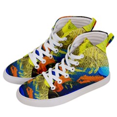 I Wonder 2 Women s Hi-top Skate Sneakers by bestdesignintheworld