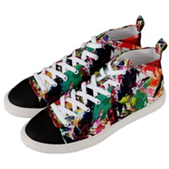 Tulips First Sprouts 2 Men s Mid-top Canvas Sneakers by bestdesignintheworld