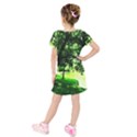 Lake Park 17 Kids  Short Sleeve Velvet Dress View2