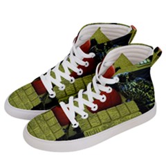 Pumpkins 10 Men s Hi-top Skate Sneakers by bestdesignintheworld