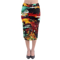 Grand Canyon Sunset Midi Pencil Skirt by bestdesignintheworld