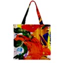 In Mediterrainean Zipper Grocery Tote Bag View2