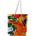 In Mediterrainean Full Print Rope Handle Tote (Large) View1