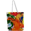 In Mediterrainean Full Print Rope Handle Tote (Large) View2