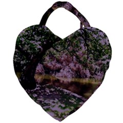 Old Tree 6 Giant Heart Shaped Tote