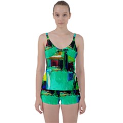 Marakesh 9 Tie Front Two Piece Tankini by bestdesignintheworld