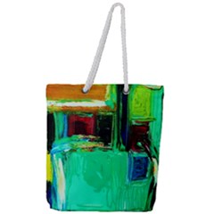 Marakesh 9 Full Print Rope Handle Tote (large) by bestdesignintheworld