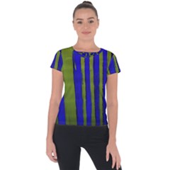 Stripes 4 Short Sleeve Sports Top  by bestdesignintheworld