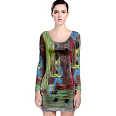 Point Of View 9 Long Sleeve Bodycon Dress by bestdesignintheworld