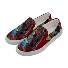 Point Of View 9 Women s Canvas Slip Ons by bestdesignintheworld