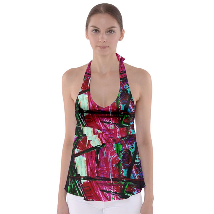 Sacred Knowledge 9 Babydoll Tankini Top