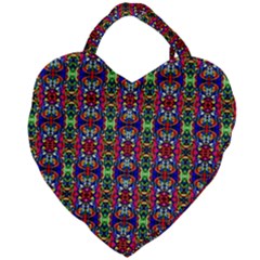 Colorful-30 Giant Heart Shaped Tote by ArtworkByPatrick