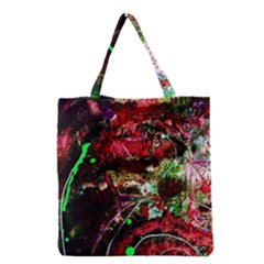 Bloody Coffee 2 Grocery Tote Bag by bestdesignintheworld