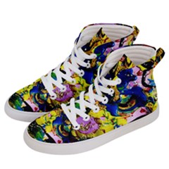 Yellow Roses 2 Men s Hi-top Skate Sneakers by bestdesignintheworld