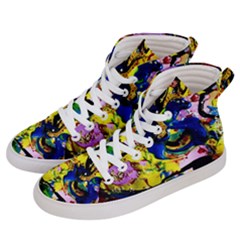 Yellow Roses 2 Women s Hi-top Skate Sneakers by bestdesignintheworld