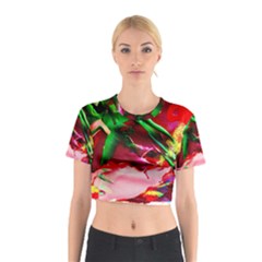 Red Cross 4 Cotton Crop Top by bestdesignintheworld