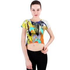 Africa  Kenia Crew Neck Crop Top by bestdesignintheworld