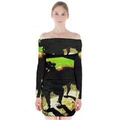 Guard 2 Long Sleeve Off Shoulder Dress by bestdesignintheworld