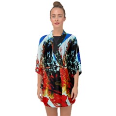 Mixed Feelings 4 Half Sleeve Chiffon Kimono