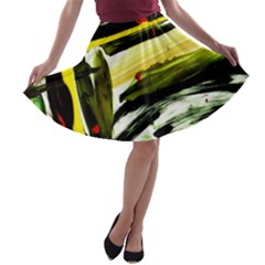 Grave Yard 6 A-line Skater Skirt by bestdesignintheworld