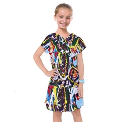 Inposing Butterfly 1 Kids  Drop Waist Dress by bestdesignintheworld