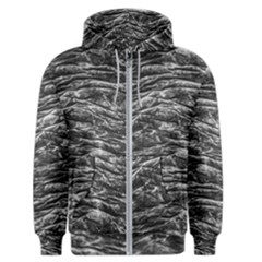 Dark Skin Texture Pattern Men s Zipper Hoodie by dflcprints