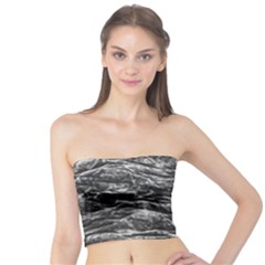 Dark Skin Texture Pattern Tube Top by dflcprints