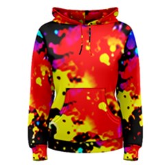 Colorfulpaintsptter Women s Pullover Hoodie by flipstylezfashionsLLC