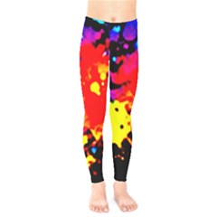 Colorfulpaintsptter Kids  Legging by flipstylezfashionsLLC