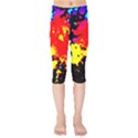 Colorfulpaintsptter Kids  Capri Leggings  View1