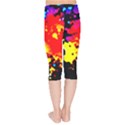 Colorfulpaintsptter Kids  Capri Leggings  View2