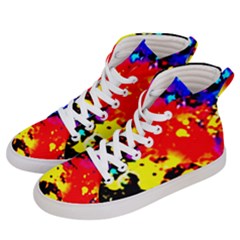 Colorfulpaintsptter Women s Hi-top Skate Sneakers by flipstylezfashionsLLC