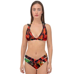 Camping 5 Double Strap Halter Bikini Set