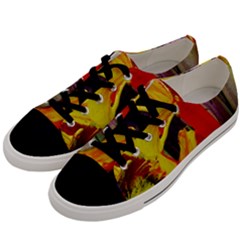 Fish And Bread1/2 Men s Low Top Canvas Sneakers by bestdesignintheworld